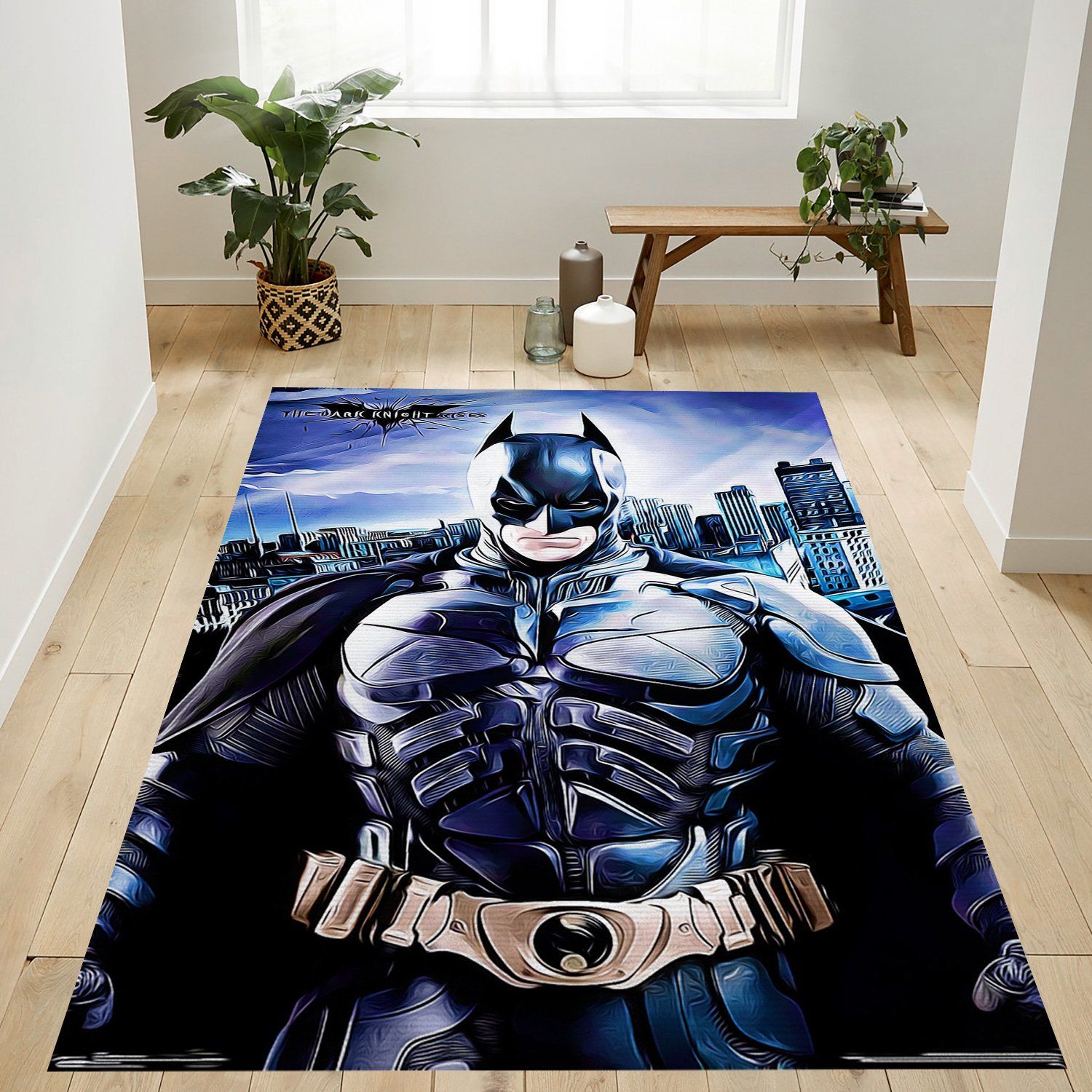 Batman The Caped Crusader Rectangle Rug – Custom Size And Printing