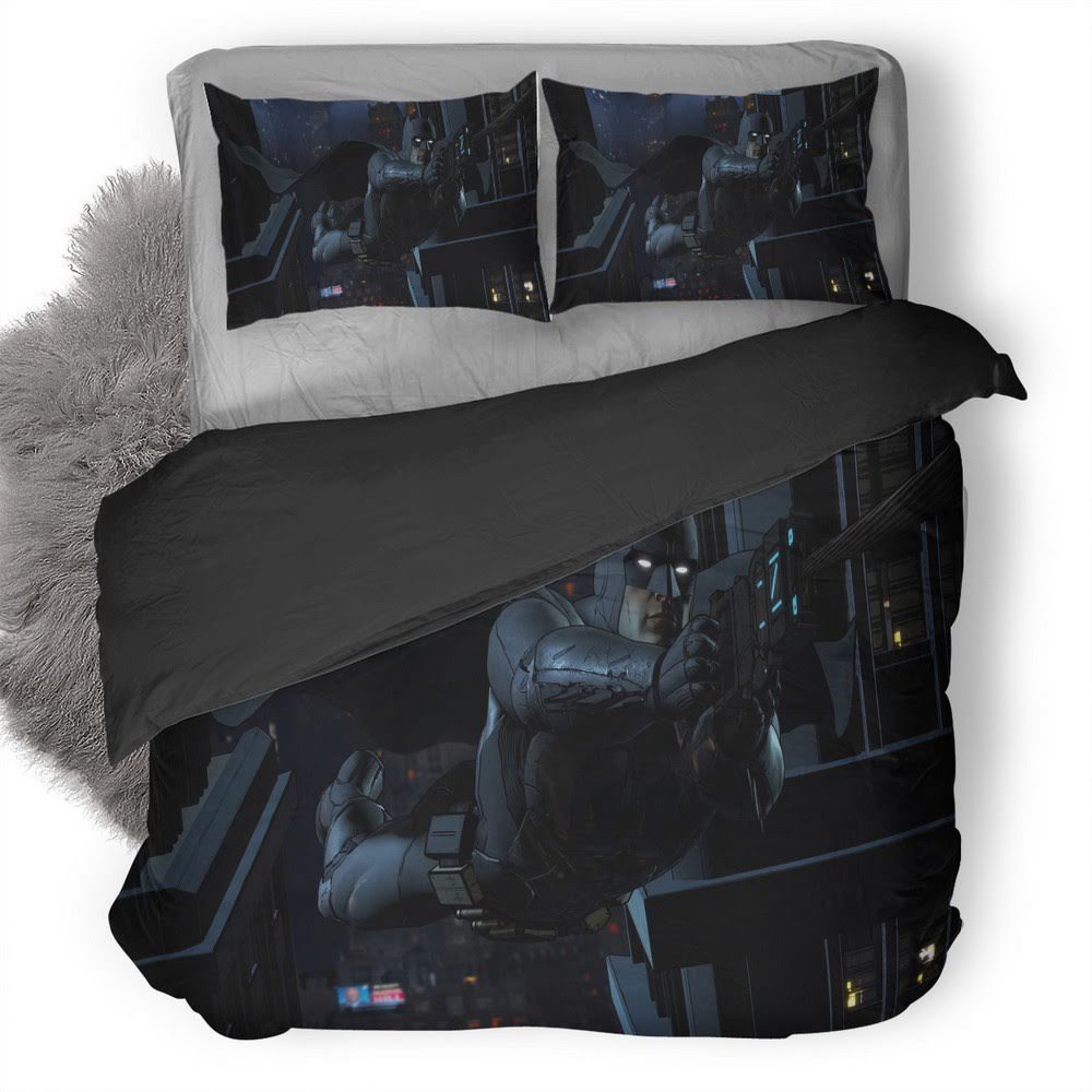 Batman The Telltale Series The Enemy Within 3D Customized Duvet Cover Bedding Set