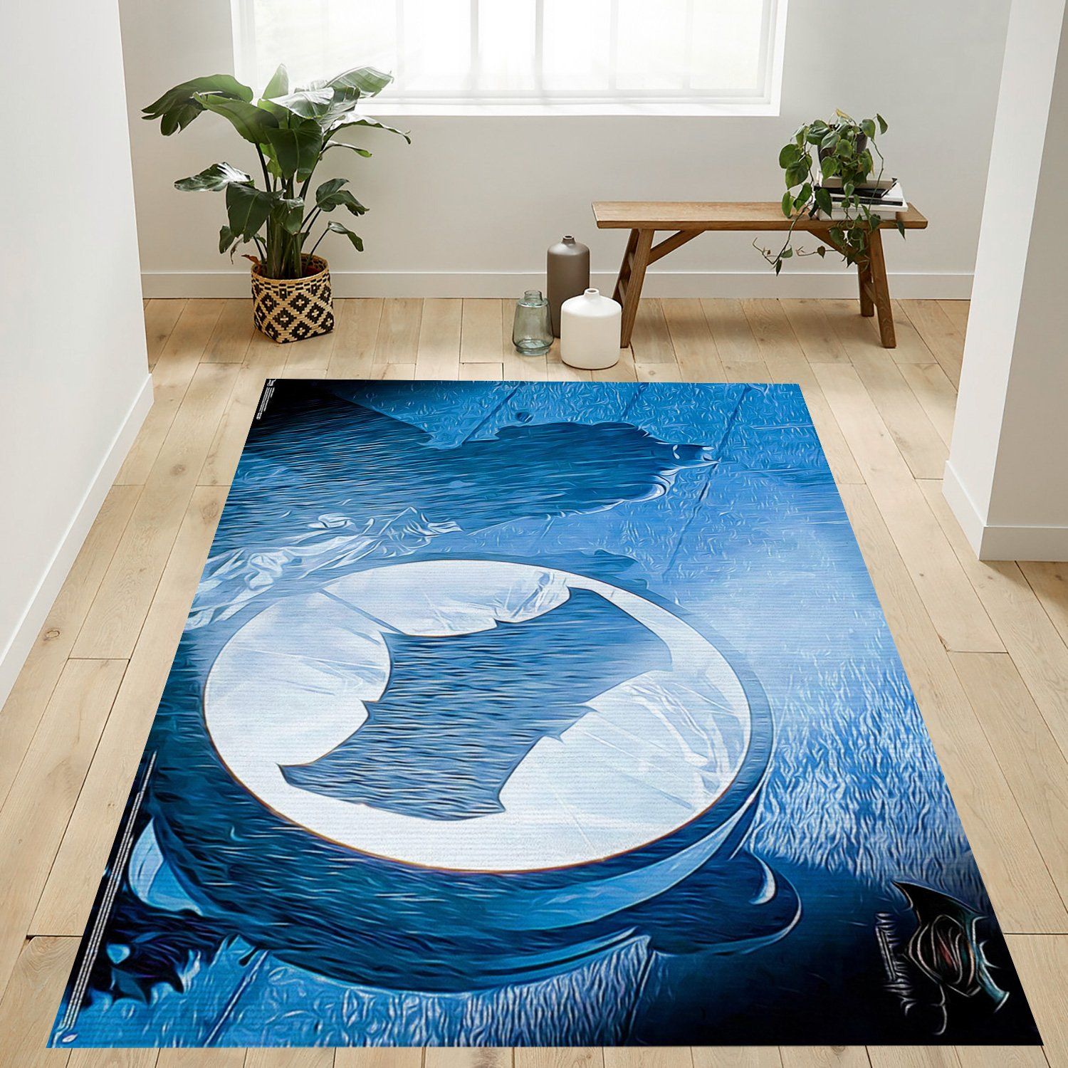 Batman v Superman Dawn Of Justice Rectangle Rug– Custom Size And Printing