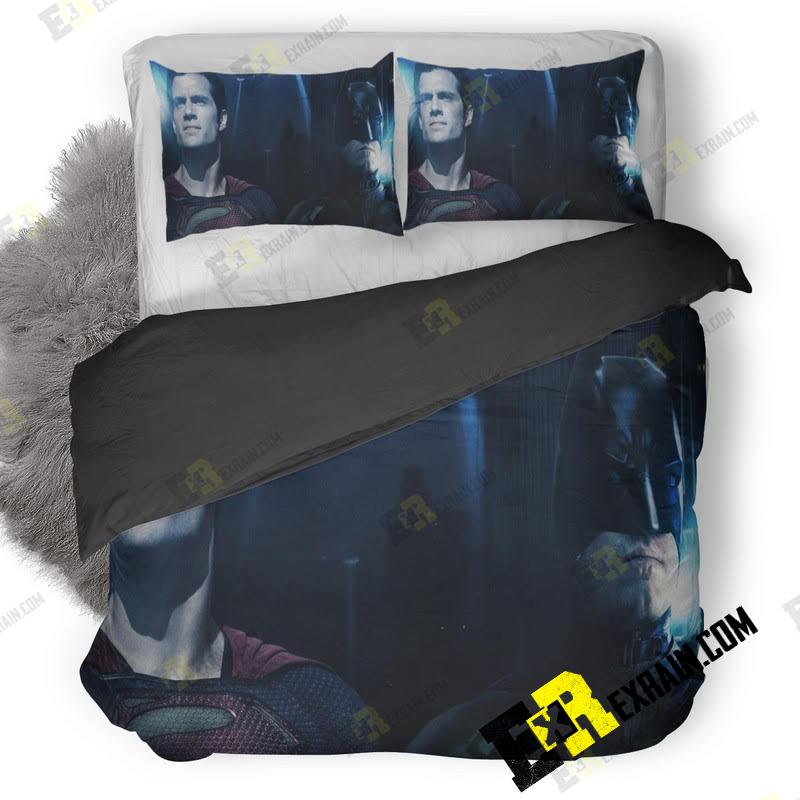 Batman V Superman Full Hd 3D Customized Duvet Cover Bedding Set