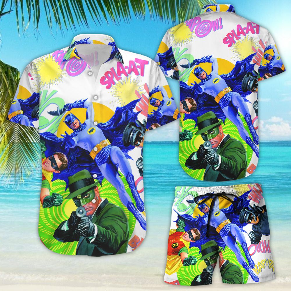 Batman vs Green Villains Hawaiian Shirt