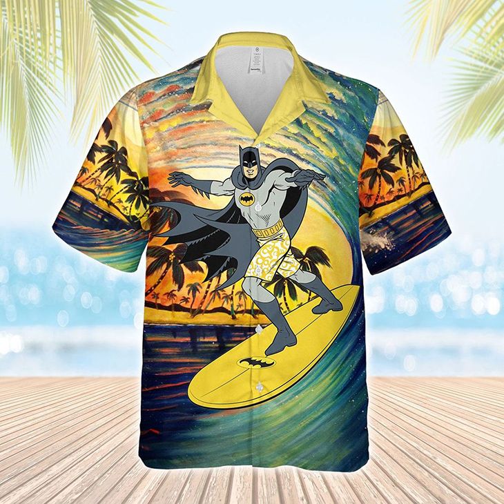 Batman Windsurfing Hawaiian Shirt
