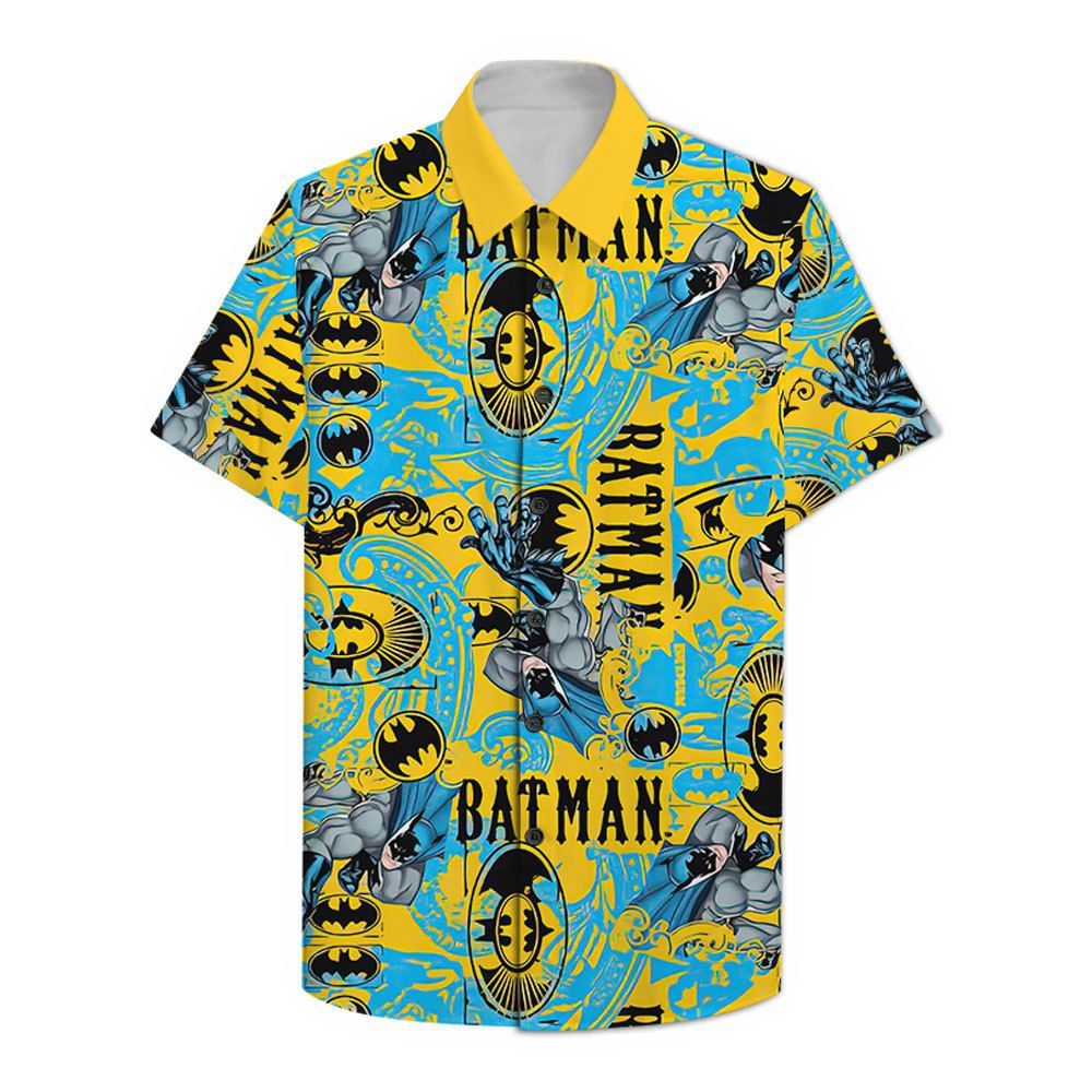 Batman yellow color Hawaiian Shirt Summer Shirt