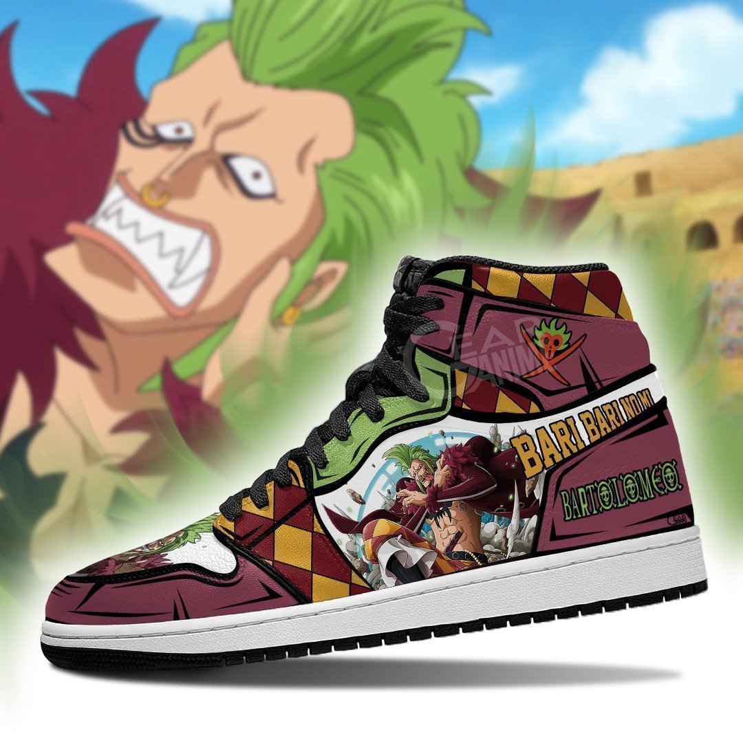 Batolomeo JD1s Sneakers Anime One Piece Shoes, Air Jordan Hightop