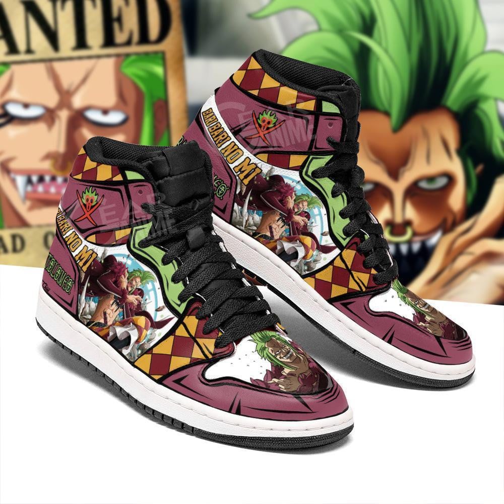 Batolomeo JD1s Sneakers Anime One Piece Shoes, Air Jordan Hightop