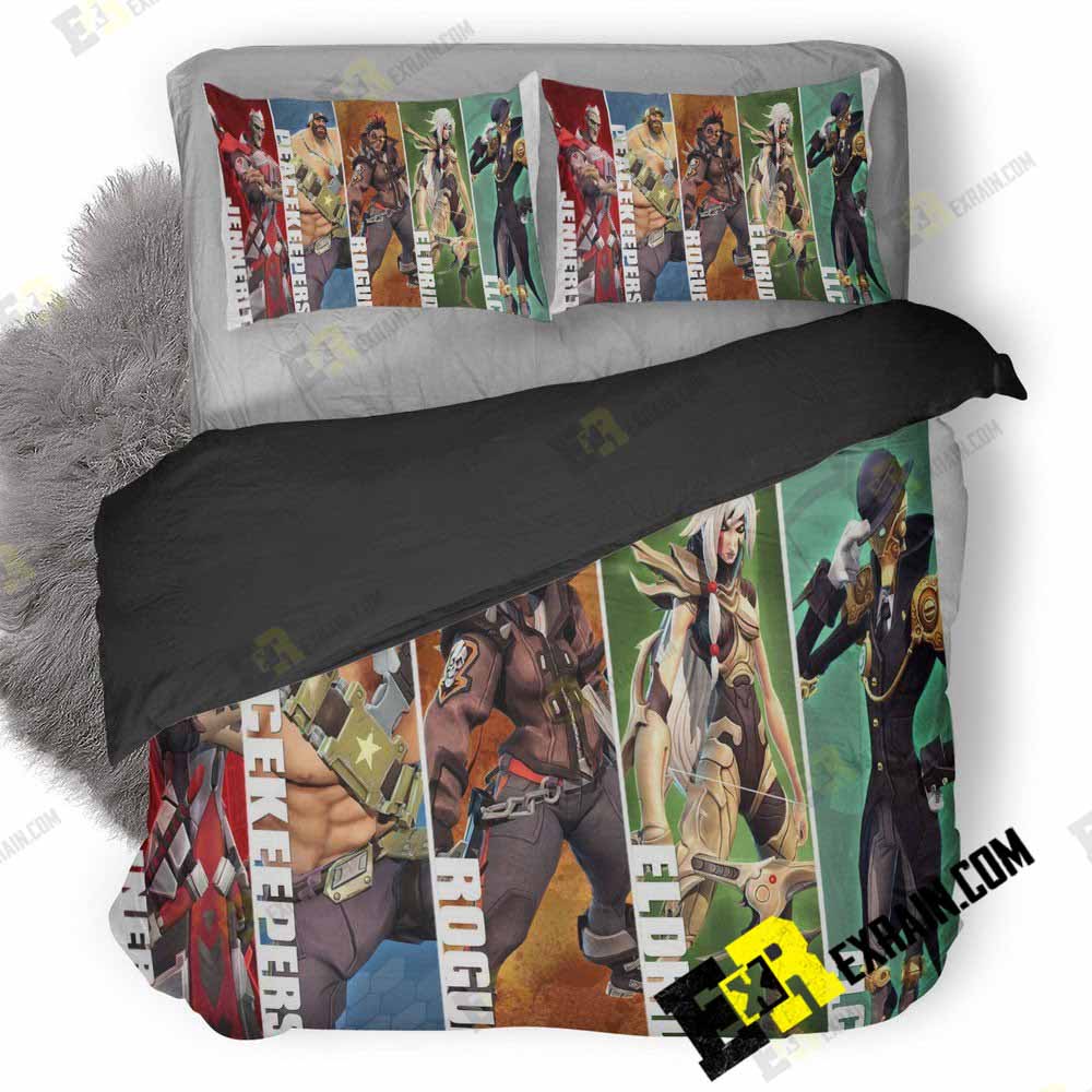 Battleborn Game Collage 3D Customized Duvet Cover Bedding Set