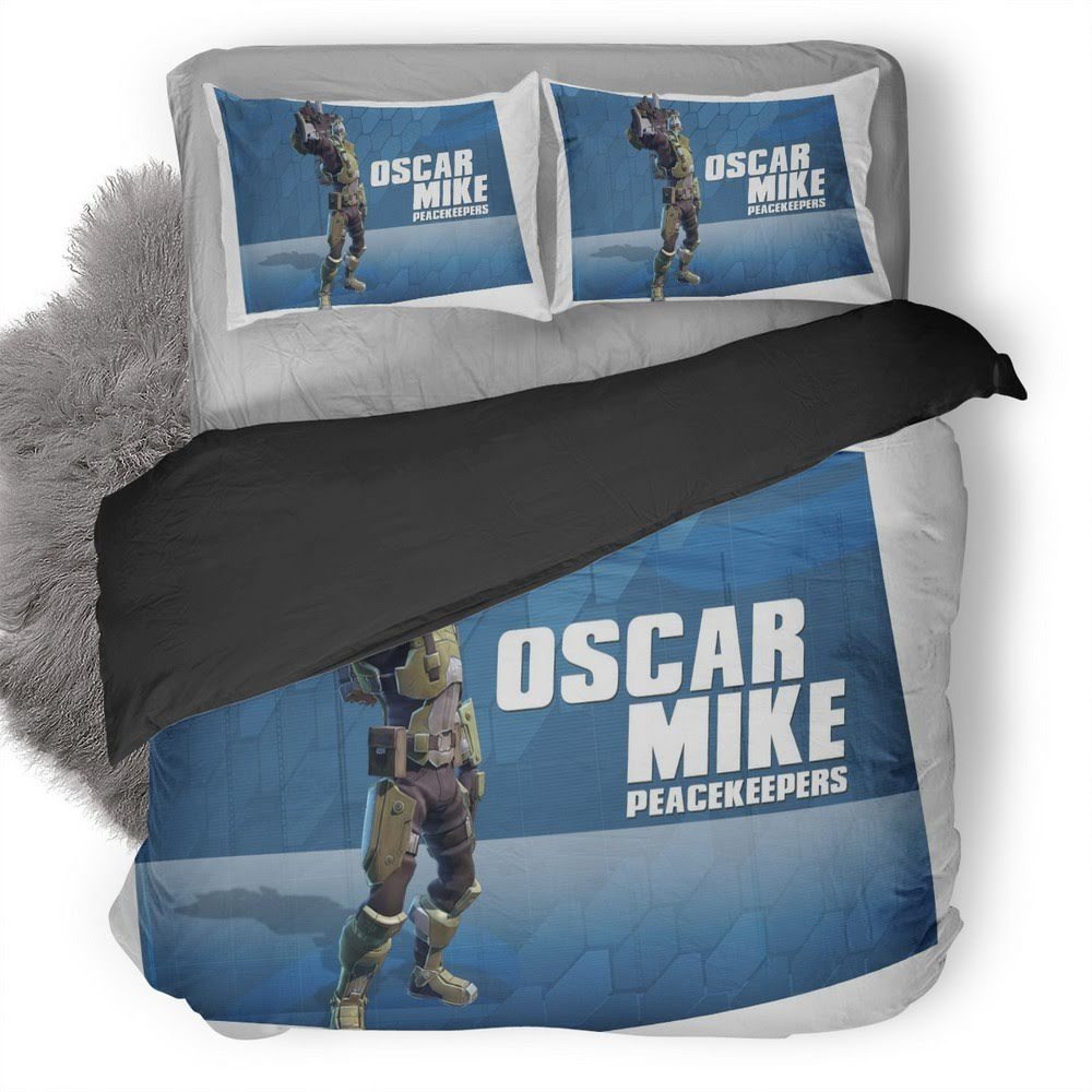 Battleborn Oscar Mike Peacekeepers 3D Customized Duvet Cover Bedding Set