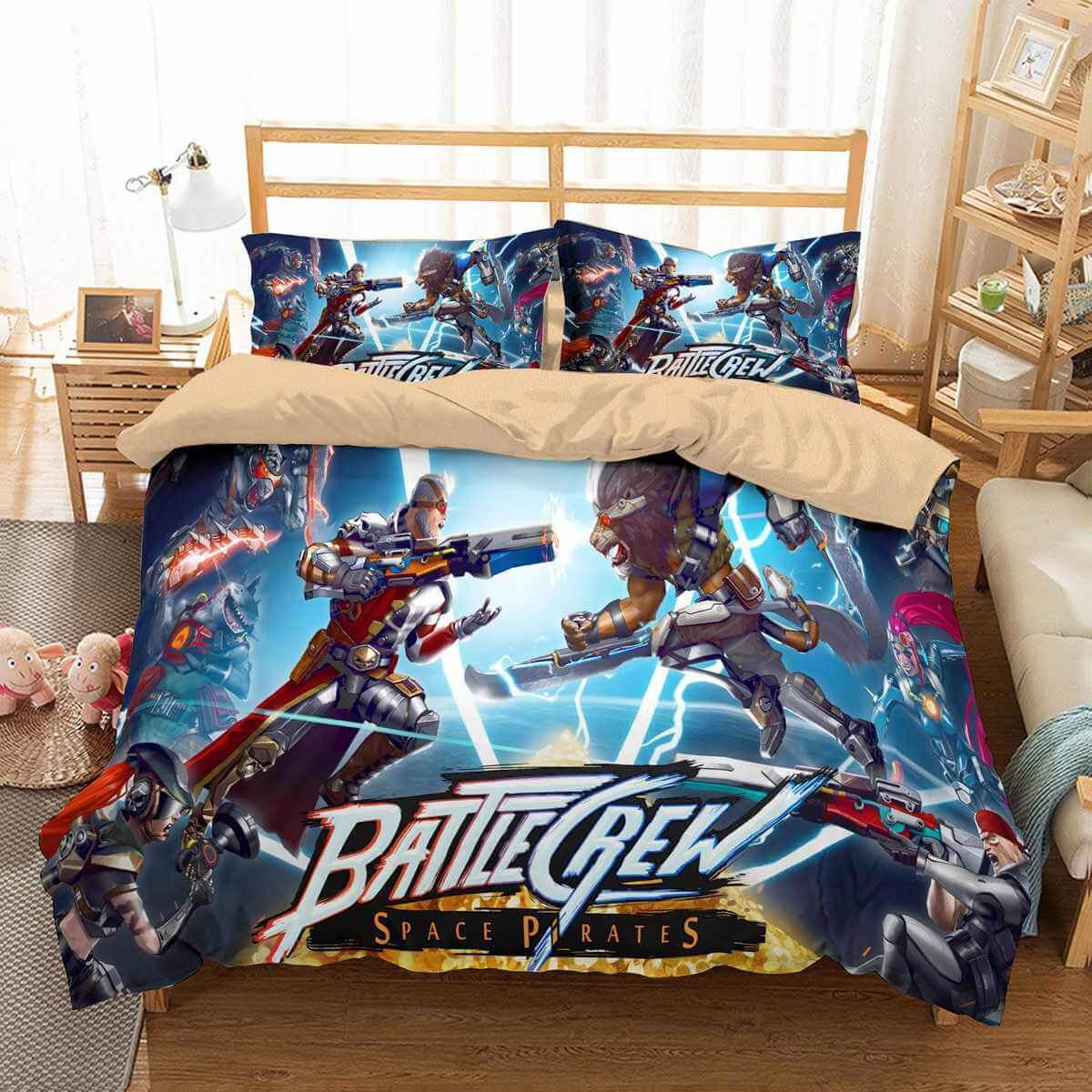 Battlecrew Space Pirates 3D Customized Duvet Cover Bedding Set