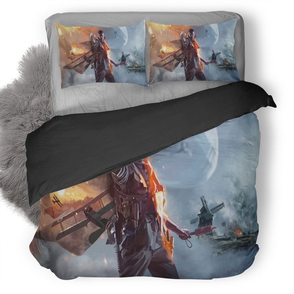 Battlefield 3D Customized Duvet Cover Bedding Set
