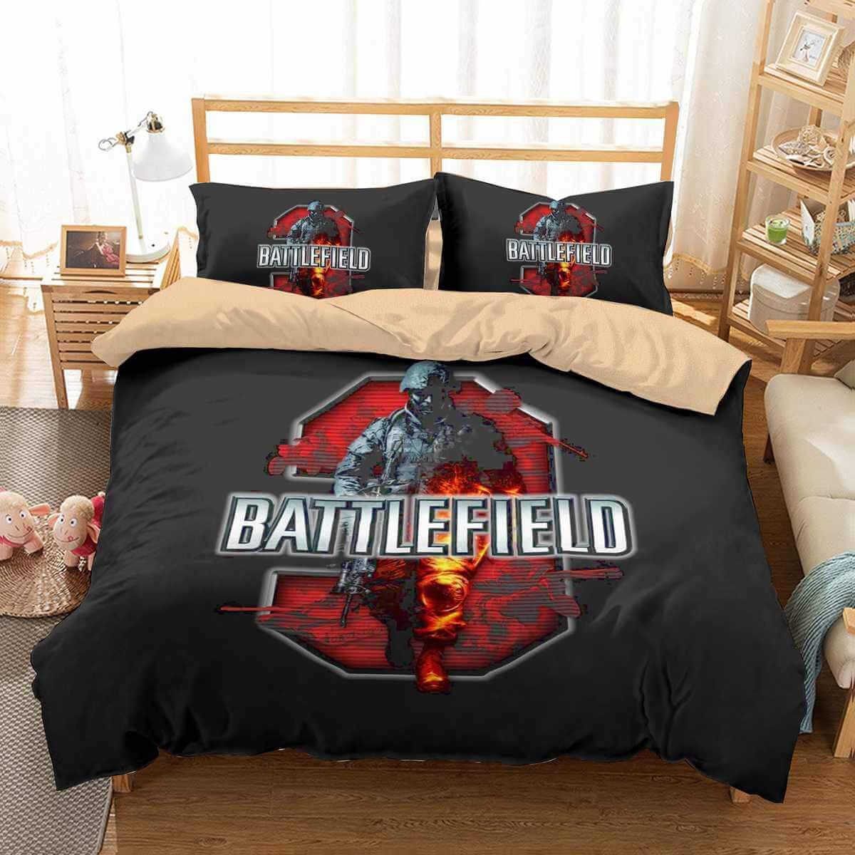 Battlefield 3D Customized Duvet Cover Bedding Set
