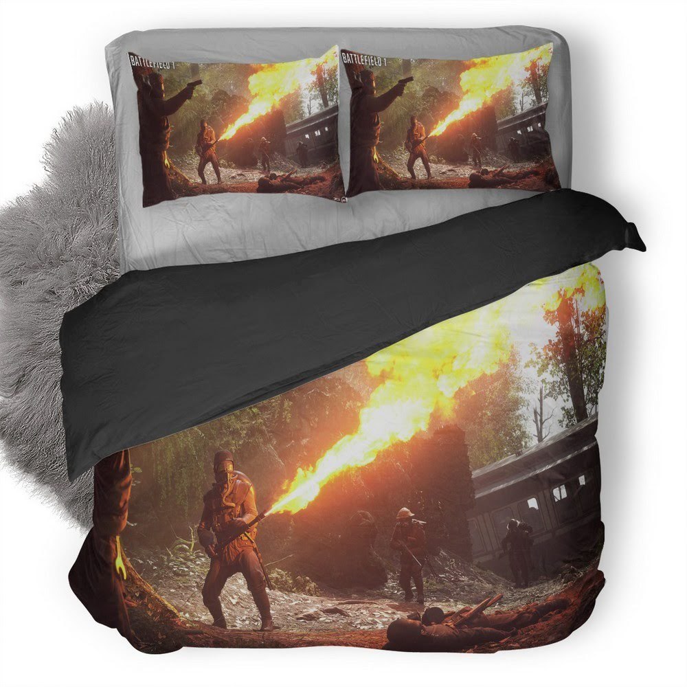 Battlefield 3D Customized Duvet Cover Bedding Set
