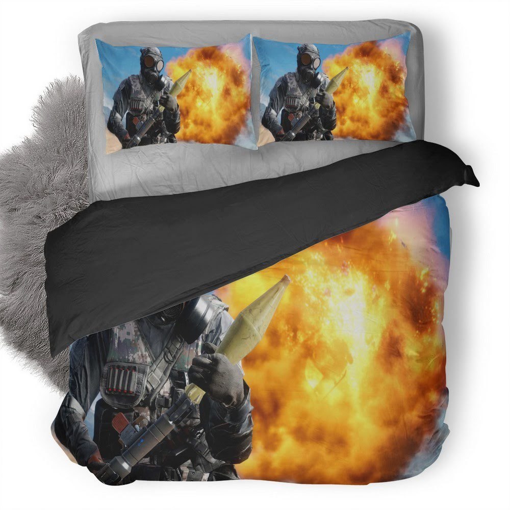 Battlefield 3D Customized Duvet Cover Bedding Set