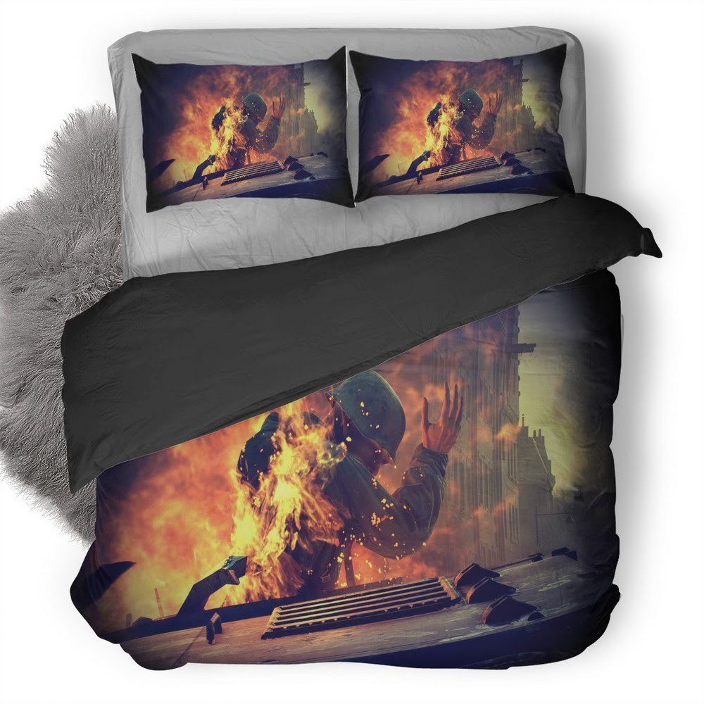 Battlefield 58 3D Customized Duvet Cover Bedding Set