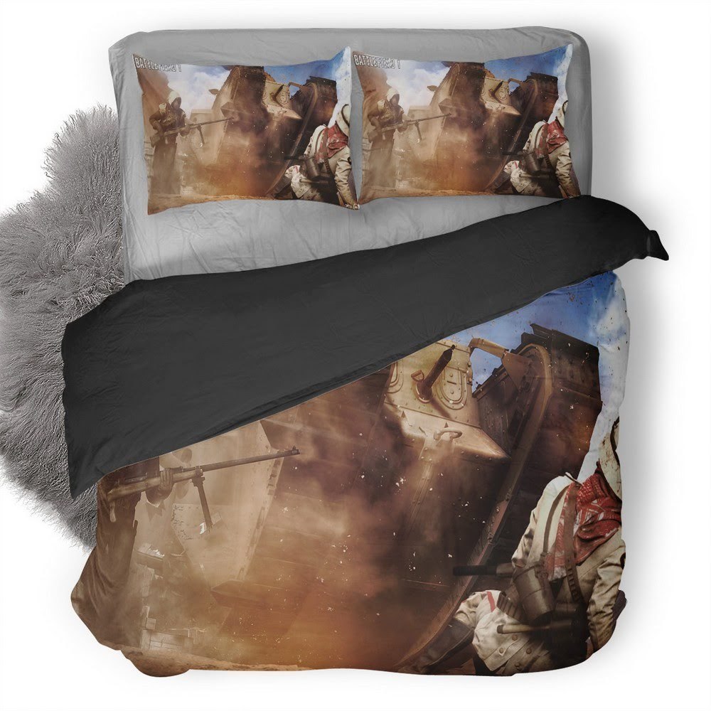Battlefield 77 3D Customized Duvet Cover Bedding Set
