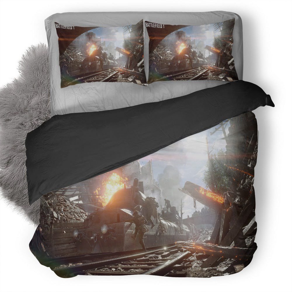 Battlefield 80 3D Customized Duvet Cover Bedding Set