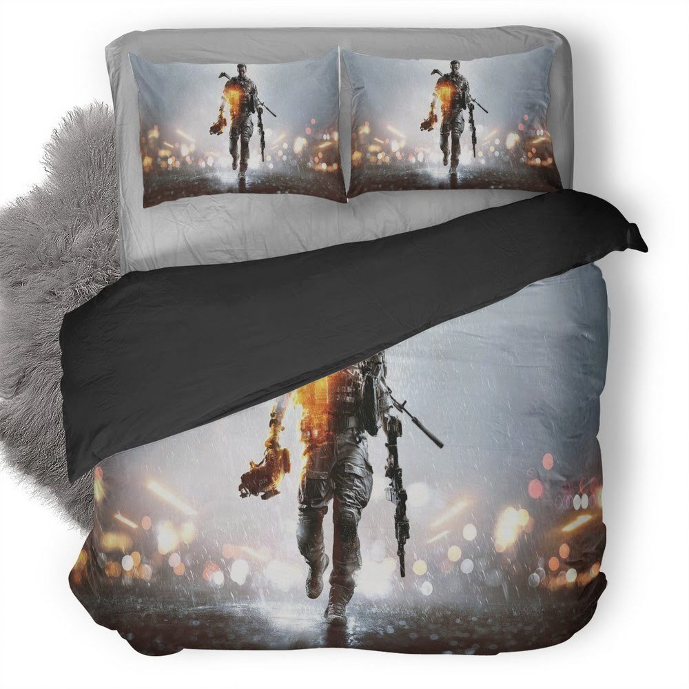 Battlefield 83 3D Customized Duvet Cover Bedding Set