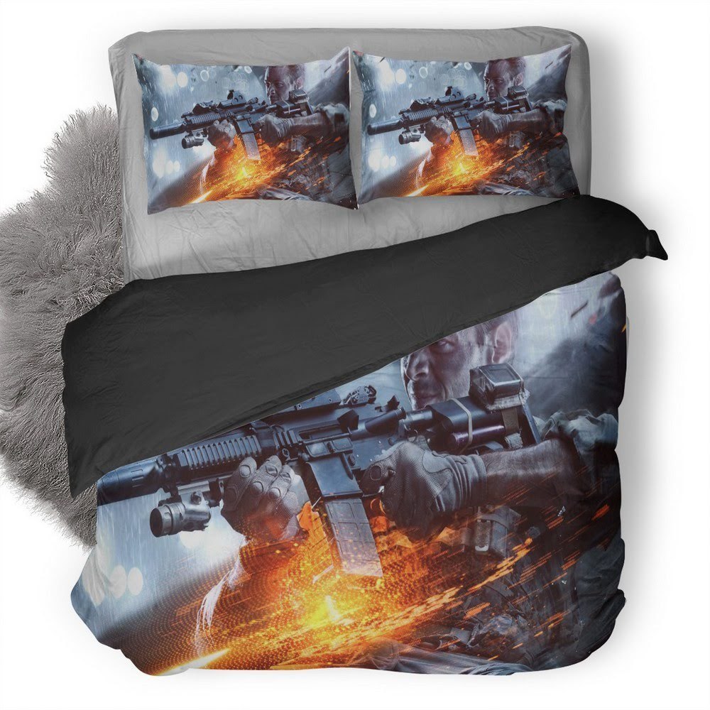 Battlefield 90 3D Customized Duvet Cover Bedding Set