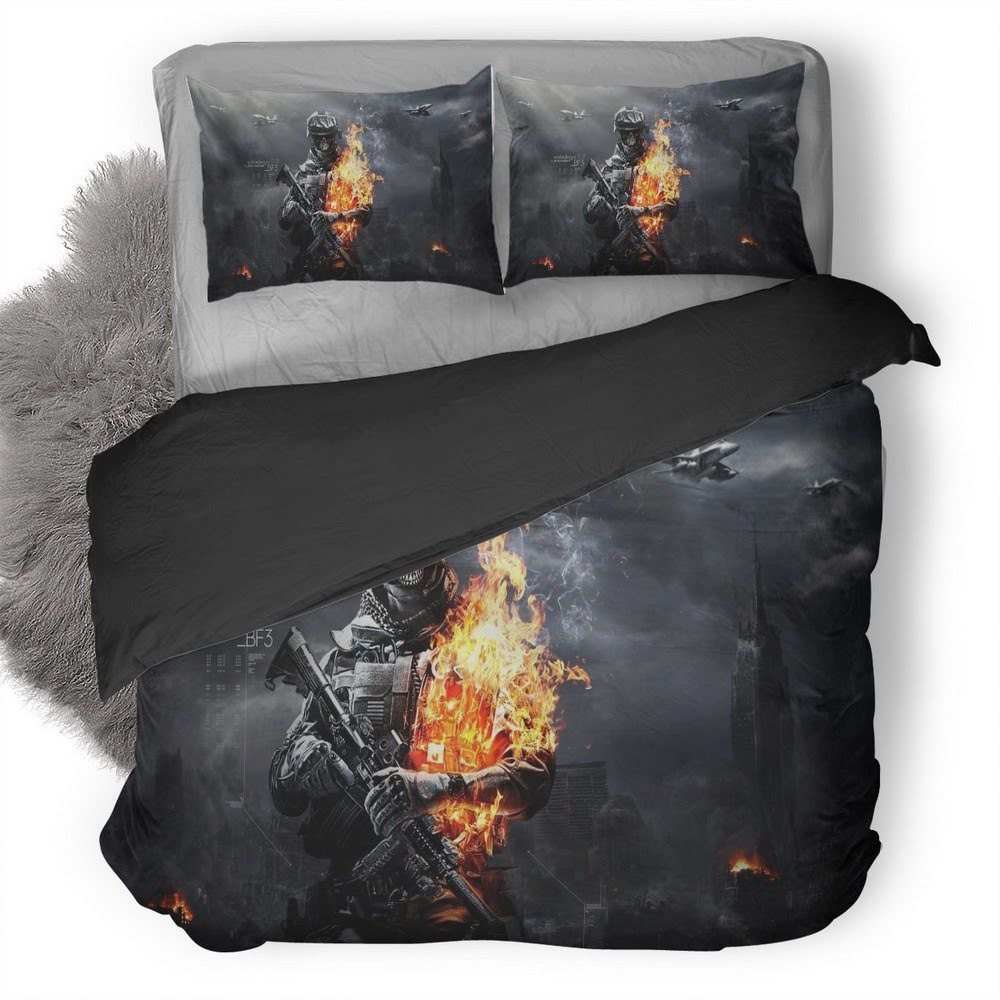 Battlefield 93 3D Customized Duvet Cover Bedding Set