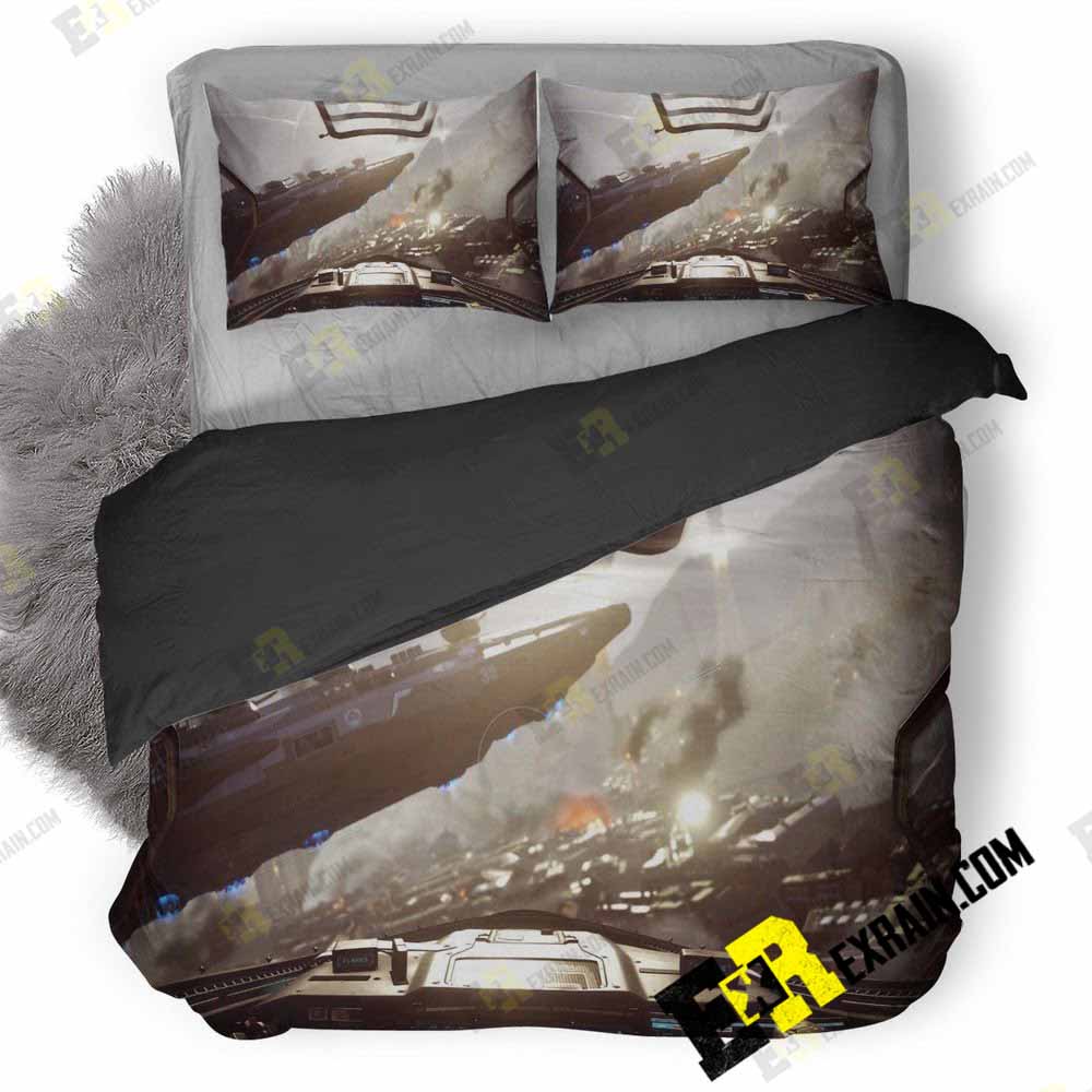 Battlefield Game Play Img 3D Customized Duvet Cover Bedding Set