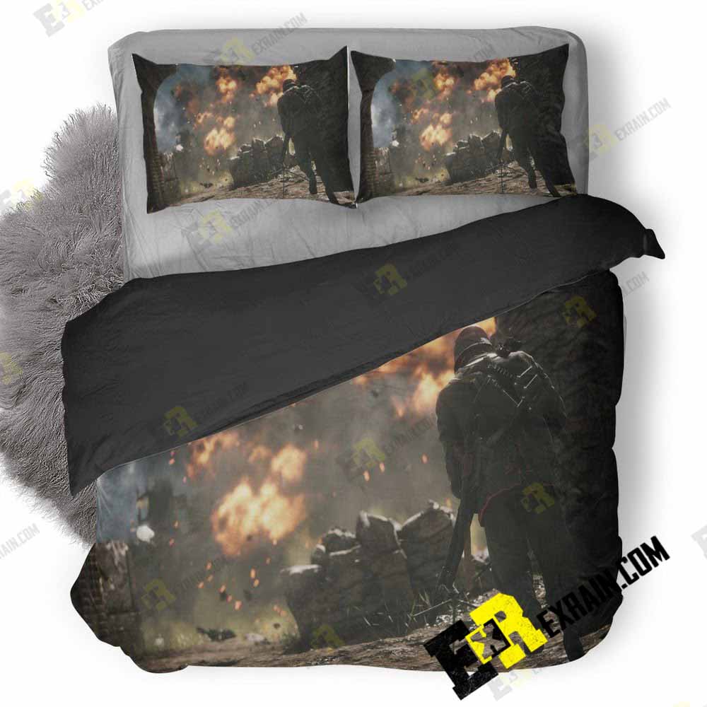 Battlefield Game Wide 3D Customized Duvet Cover Bedding Set