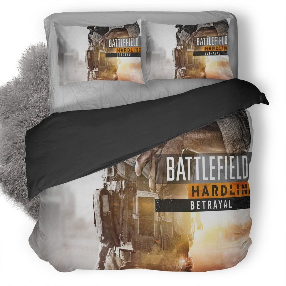 Battlefield Hardline Betrayal 3D Customized Duvet Cover Bedding Set