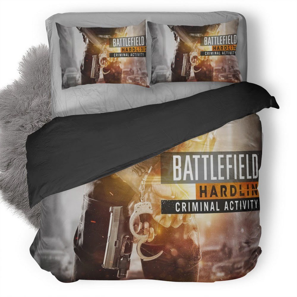Battlefield Hardline Criminal 3D Customized Duvet Cover Bedding Set