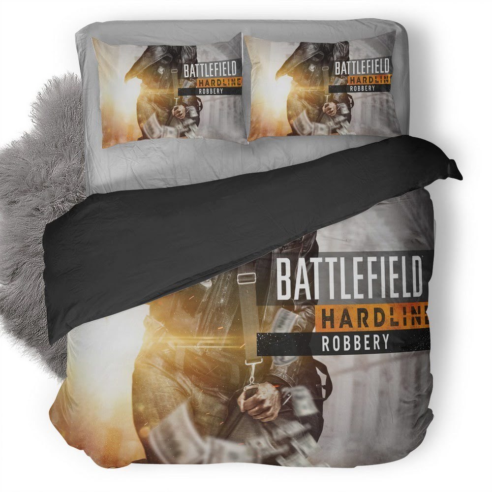 Battlefield Hardline Robbery 3D Customized Duvet Cover Bedding Set