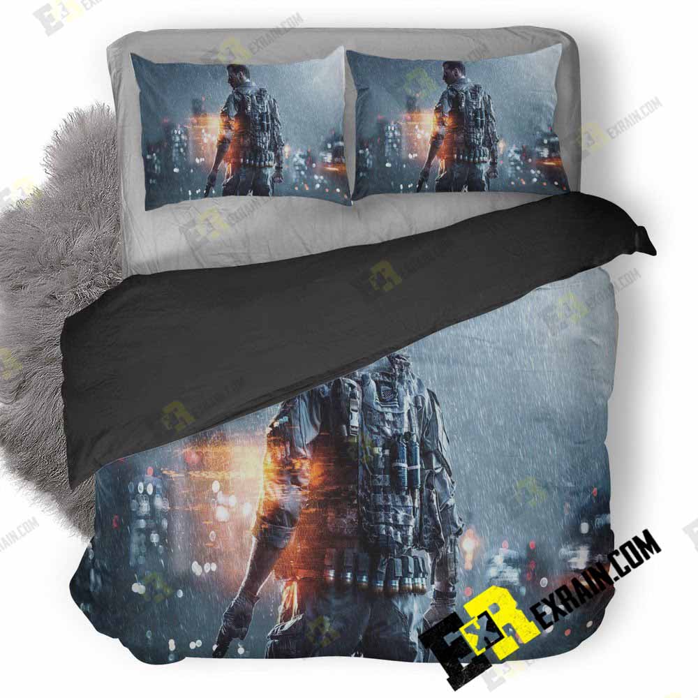 Battlefield Hd Game 3D Customized Duvet Cover Bedding Set