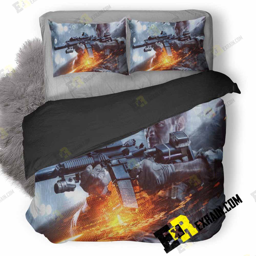 Battlefield Pc Game 3D Customized Duvet Cover Bedding Set