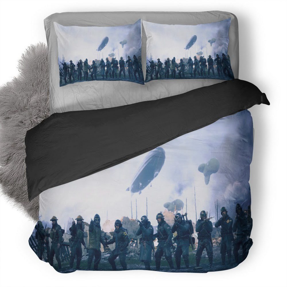 Battlefield Soldier 3D Customized Duvet Cover Bedding Set