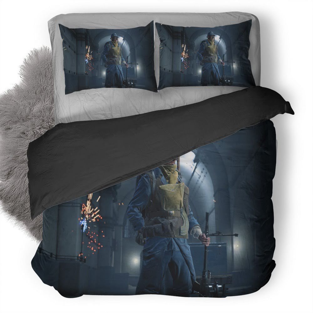 Battlefield Soldier 3D Customized Duvet Cover Bedding Set