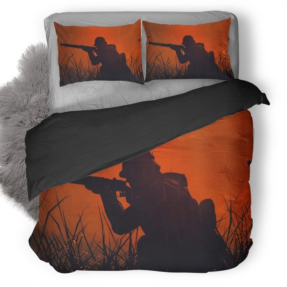 Battlefield Soldier 3D Customized Duvet Cover Bedding Set