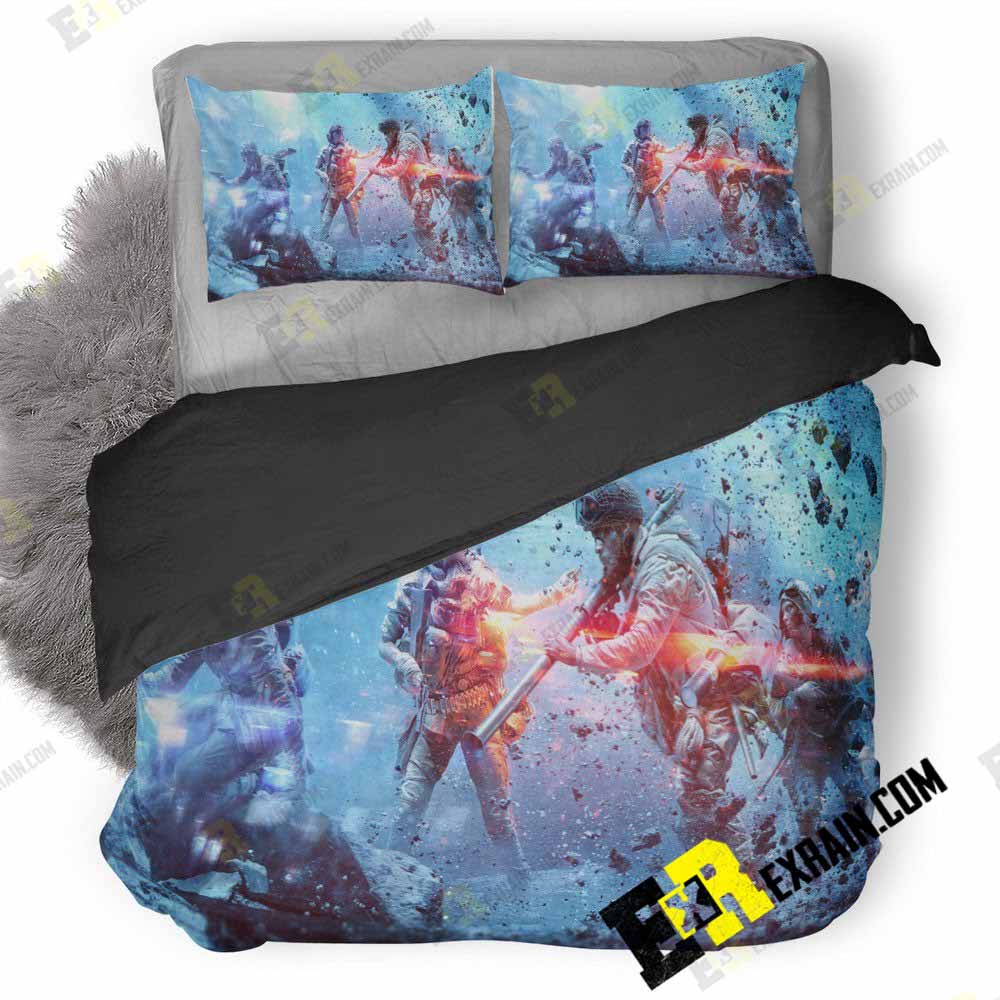 Battlefield V 5D 3D Customized Duvet Cover Bedding Set