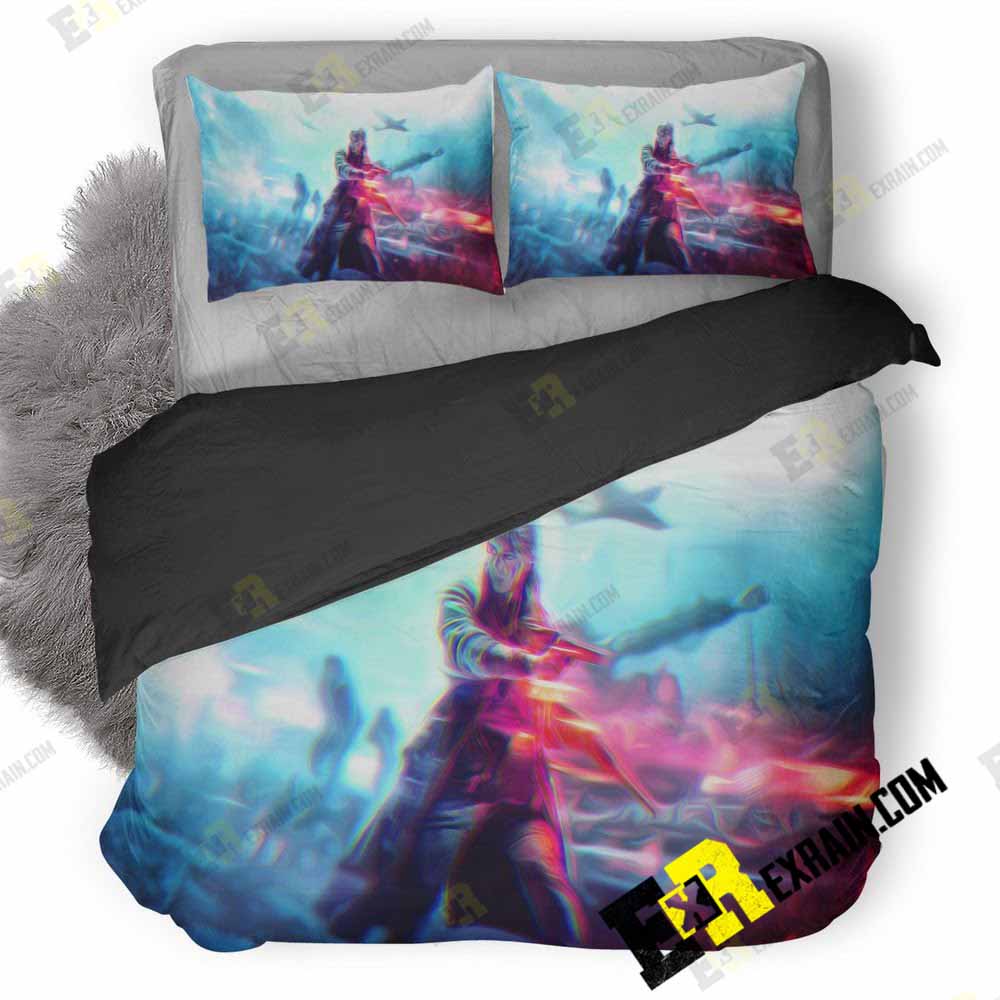 Battlefield V Art Fr 3D Customized Duvet Cover Bedding Set