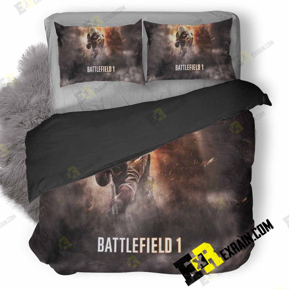 Battlefield Video Game Qb 3D Customized Duvet Cover Bedding Set