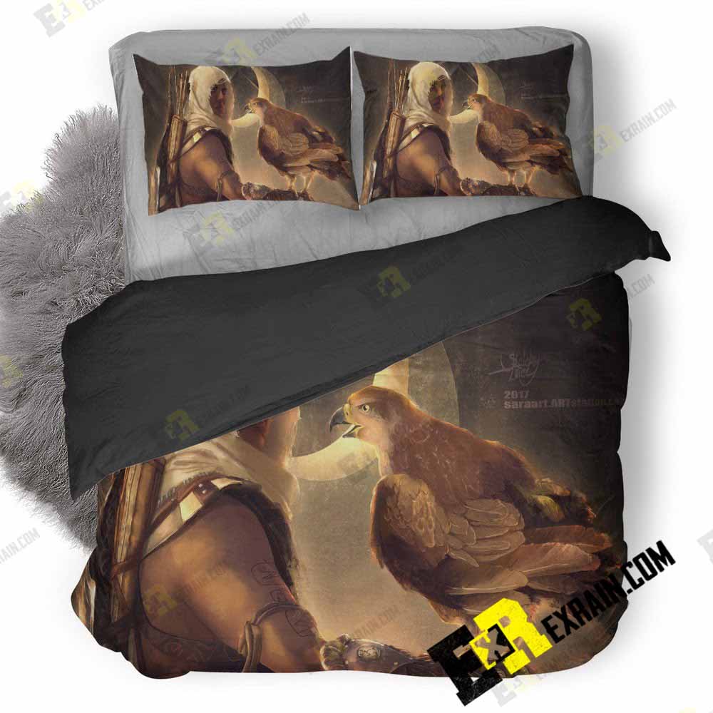 Bayek And Senu 3D Customized Duvet Cover Bedding Set