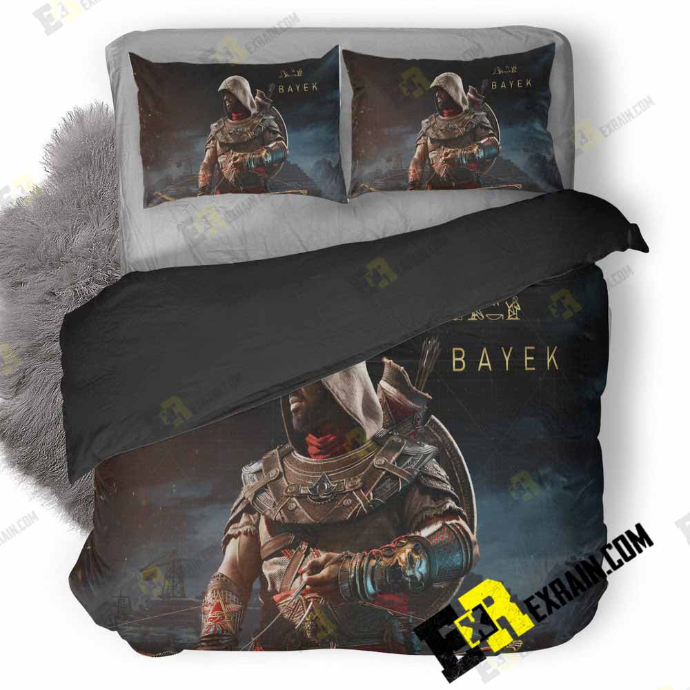 Bayek Assassins Creed Origins Pz 3D Customized Duvet Cover Bedding Set