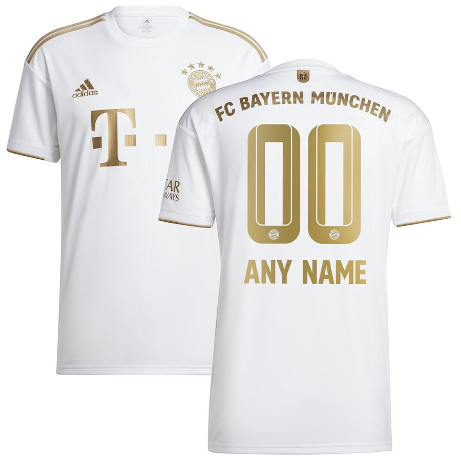 Bayern Munich 2022/23 Away Player Custom Soccer Jersey – White