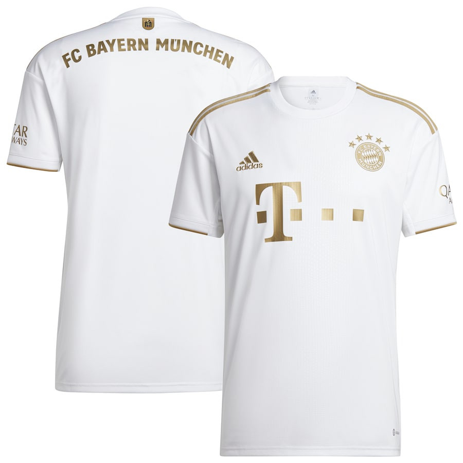 Bayern Munich 2022/23 Away Player Soccer Jersey – White