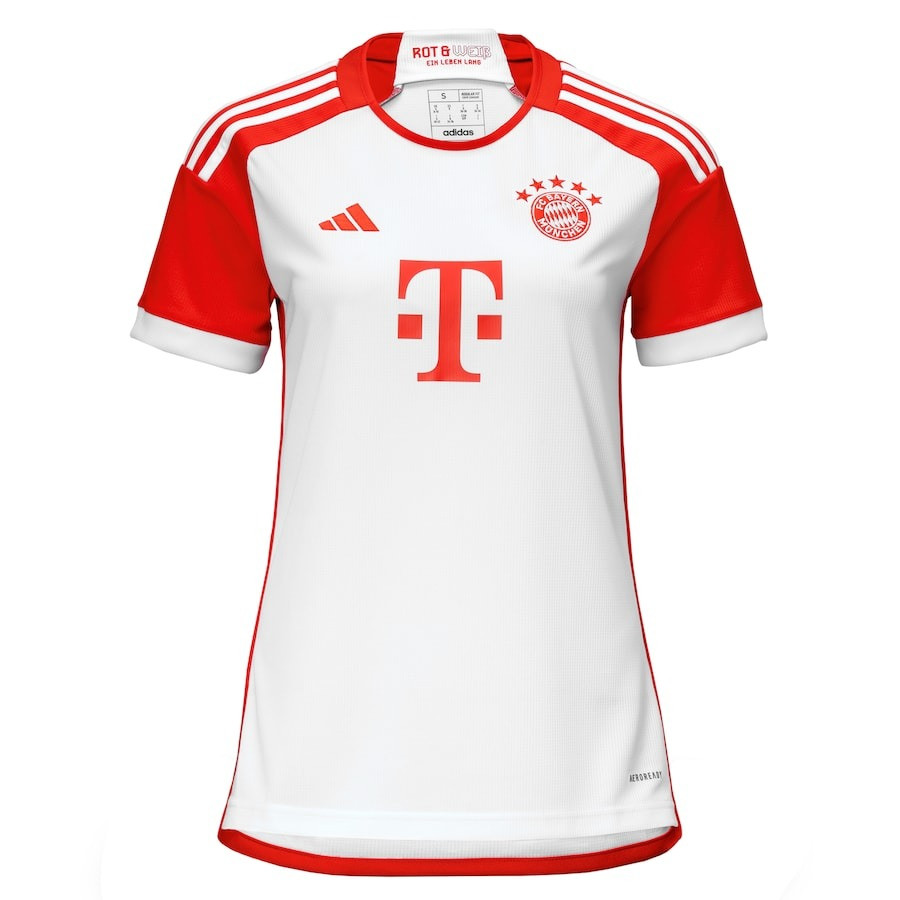 Bayern Munich 2023/24 Home Women Soccer Jersey – White Bayern Munich 2023/24 Home Women Soccer Jersey – White