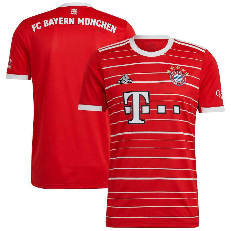 Bayern Munich Men 2022/23 Home Player Soccer Jersey – Red