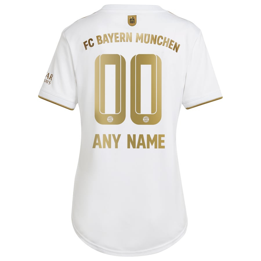 Bayern Munich Women 2022/23 Away Custom Soccer Jersey – White Bayern Munich Women 2022/23 Away Custom Soccer Jersey – White