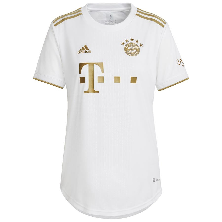 Bayern Munich Women 2022/23 Away Custom Soccer Jersey – White