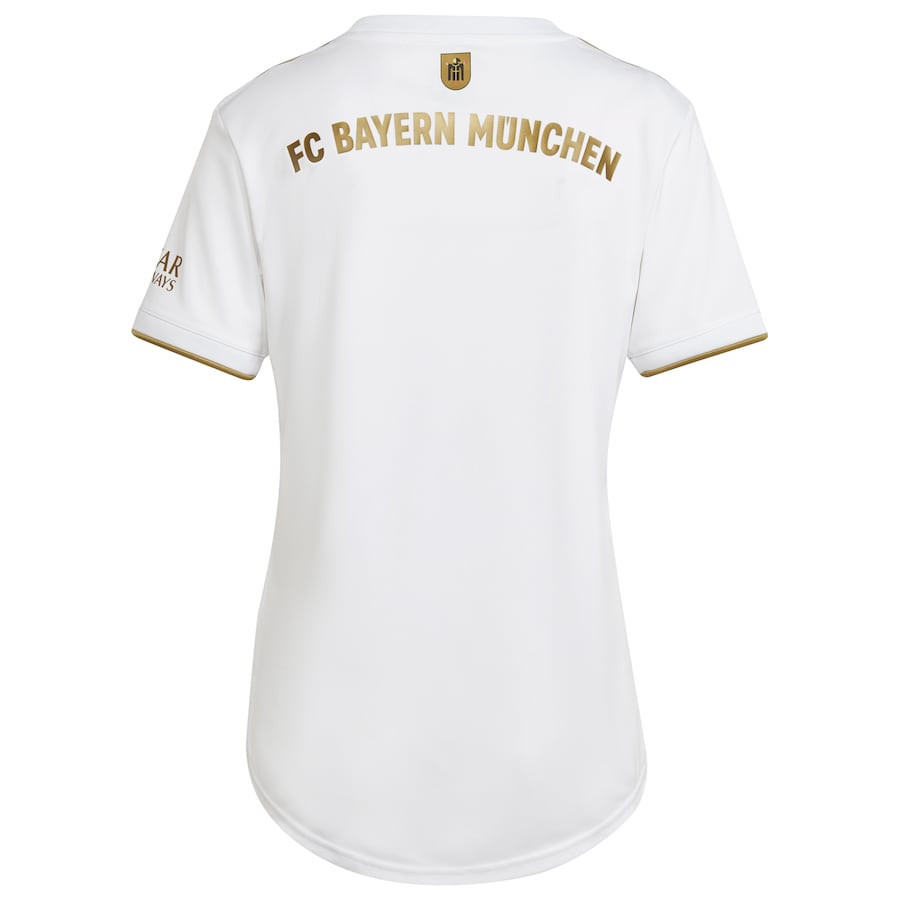 Bayern Munich Women 2022/23 Away Soccer Jersey – White Bayern Munich Women 2022/23 Away Soccer Jersey – White