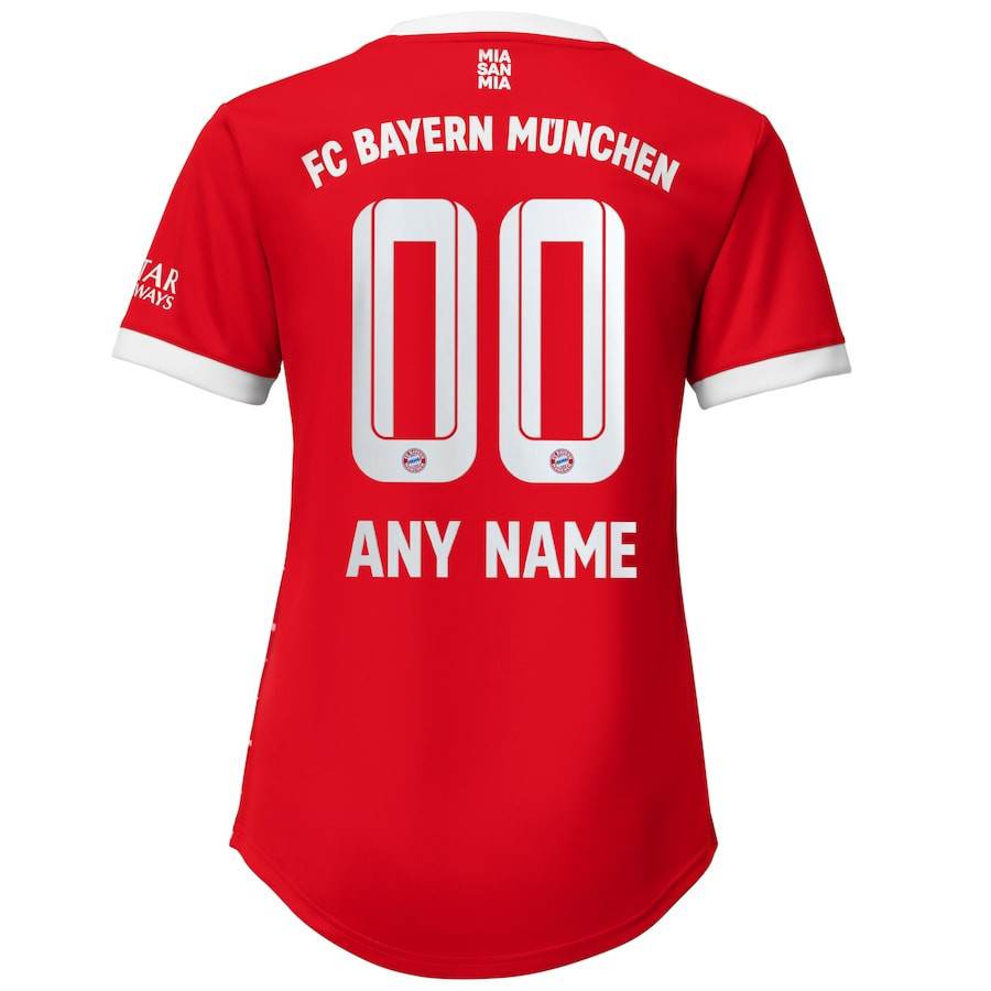 Bayern Munich Women 2022/23 Home Custom Soccer Jersey – Red Bayern Munich Women 2022/23 Home Custom Soccer Jersey – Red