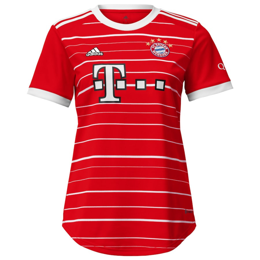 Bayern Munich Women 2022/23 Home Soccer Jersey – Red