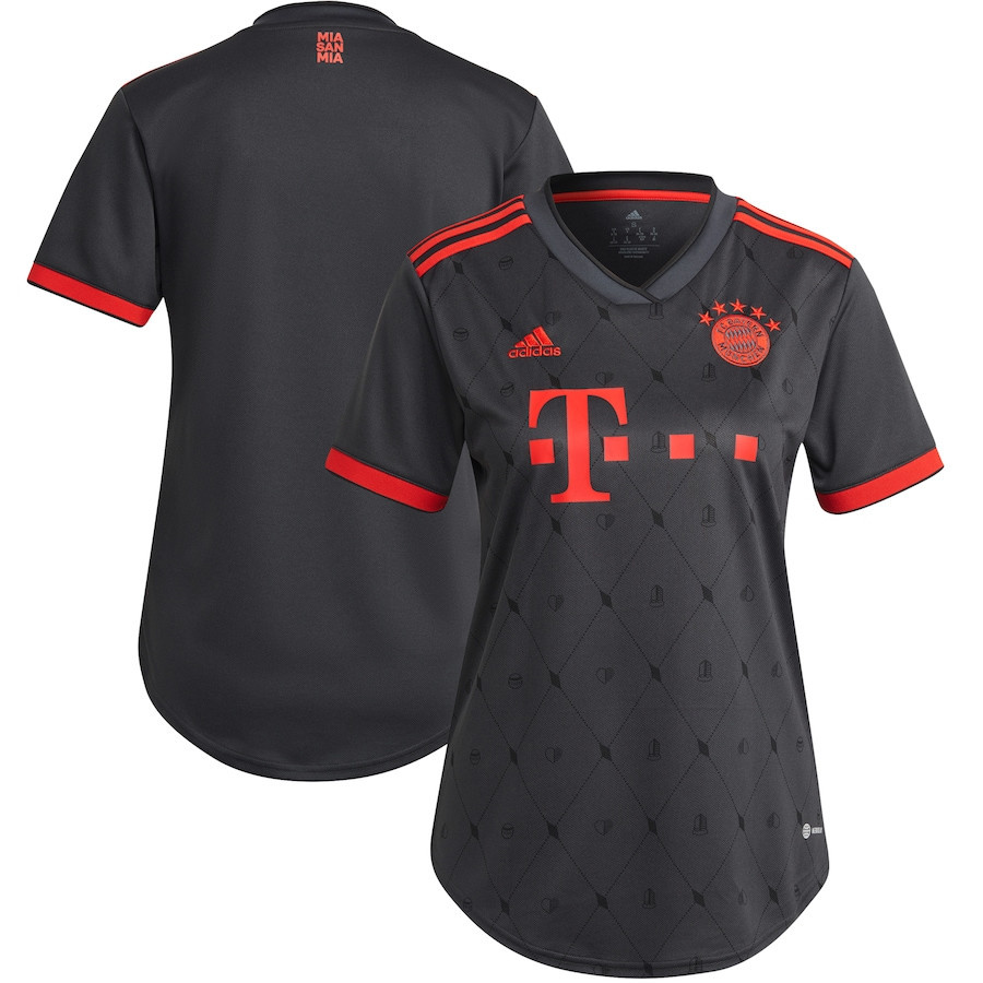 Bayern Munich Women 2022/23 Third Soccer Jersey – Charcoal