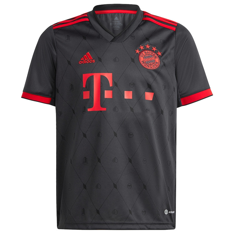Bayern Munich 2022/23 Third Custom Soccer Jersey – Charcoal