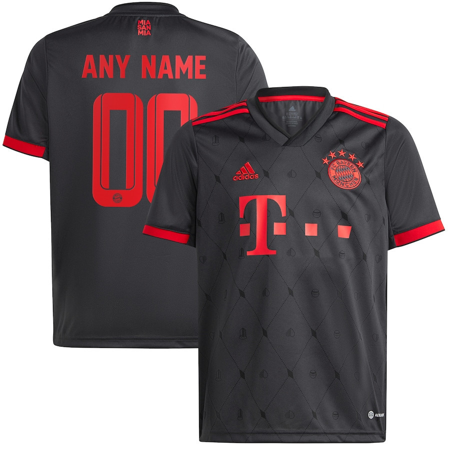 Bayern Munich 2022/23 Third Custom Soccer Jersey – Charcoal