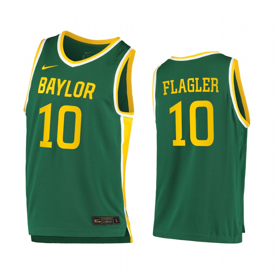 Baylor Bears Adam Flagler Green 2020-21 College Jersey